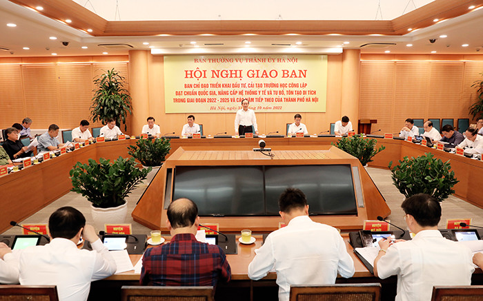 Hà Nội: Triển khai các dự án đầu tư lĩnh vực y tế, giáo dục và văn hóa